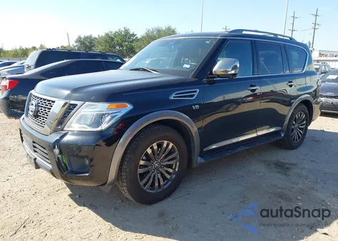 2018 Nissan Armada Platinum from USA, damaged, VIN JN8AY2NF9J9332266
